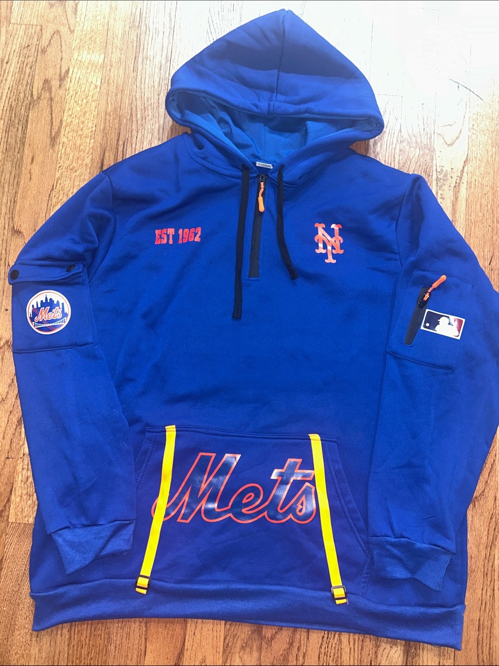 New York Mets Royal Blue MLB Pullover Hoodie XXXL